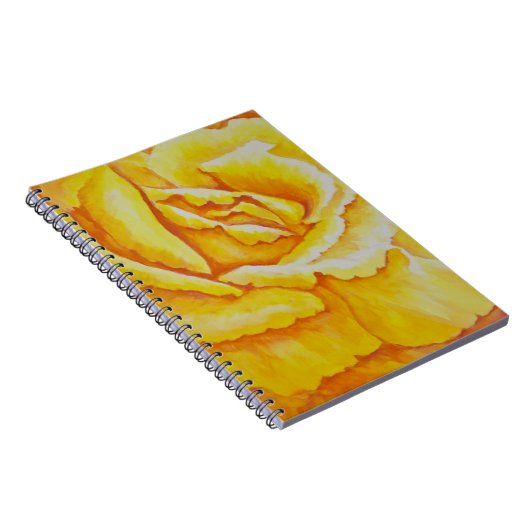 Carnet Rose jaune (Côté Droit)