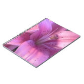 Carnet rose Lily (Côté gauche)