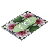 Carnet rose Lotus Flowers (Côté gauche)