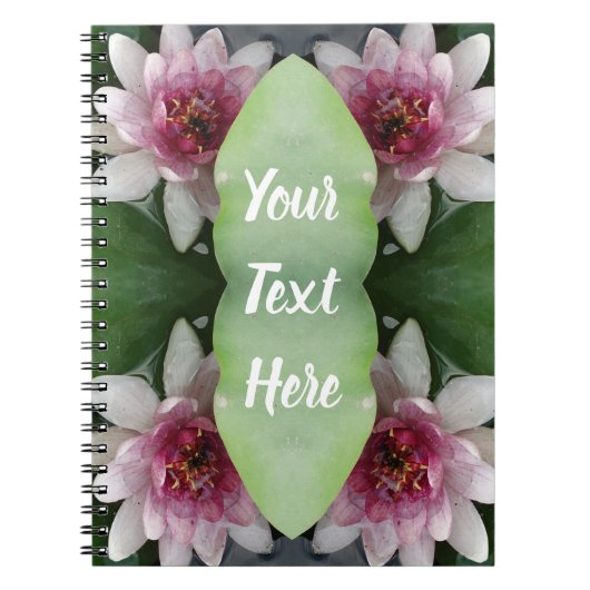 Carnet rose Lotus Flowers (Devant)