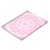Carnet Rose Mandala (Côté gauche)