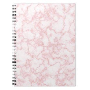 Carnet rose marbre