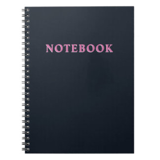 Carnet Rose marine profonde