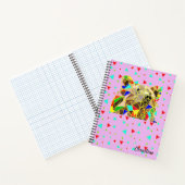 Carnet Rose mignon ours fille (Intérieur)