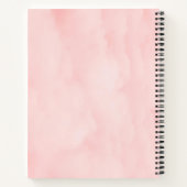 Carnet rose minimaliste (Dos)
