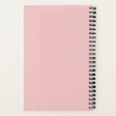 Carnet rose minimaliste (Verso)