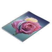 Carnet Rose multicolore (Côté gauche)