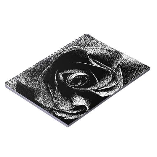 CARNET ROSE NOIR (Côté gauche)