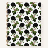 Carnet Rose noir (Devant)