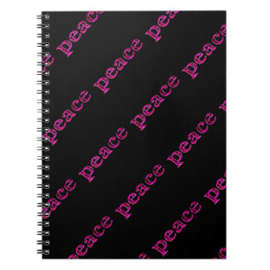 Carnet rose noir