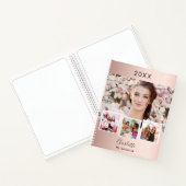 Carnet Rose or blush photo nom de collage (Intérieur)