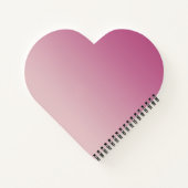 Carnet Rose or rose Parties scintillant or étincelle (Dos)