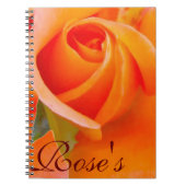 Carnet Rose orange par Alexandra Cook (Devant)