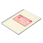 Carnet rose pastel esthétique mignon (message d'er (Côté gauche)