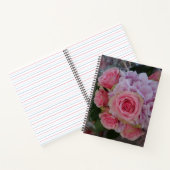 Carnet Rose Pastel et fleurs d'Hydrangea (Intérieur)