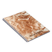 Carnet Rose Peach Gold Glam (Côté Droit)