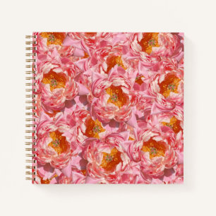 Carnet rose Peony