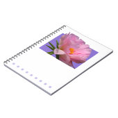 Carnet rose Peony (Côté gauche)