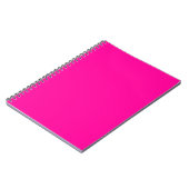 Carnet Rose perse solide rose profond (Côté gauche)