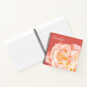 Carnet Rose personnalisé (Intérieur)