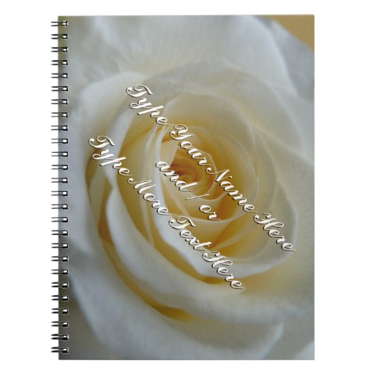 Carnet rose Personnaliser romantique Livre de rose (Devant)