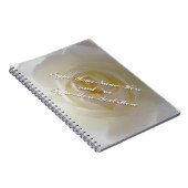 Carnet rose Personnaliser romantique Livre de rose (Côté Droit)