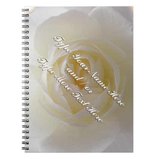 Carnet rose Personnaliser romantique Livre de rose (Devant)
