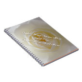 Carnet rose Personnaliser romantique Livre de rose (Côté Droit)