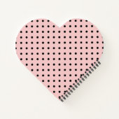 Carnet Rose, pois (Dos)