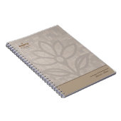 Carnet Rose poudré Simple Élégant (Côté Droit)