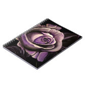 Carnet Rose pourpre (Côté gauche)