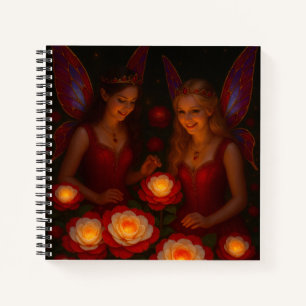 Carnet Rose Pourpre Fée Bold Fantastique Dramatique