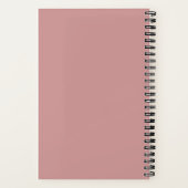 Carnet Rose Poussiéreuse Monogramme Classique (Verso)
