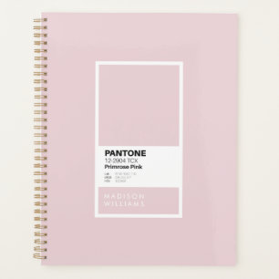 Carnet rose primo personnalisé   Nom personnalisé