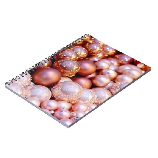 Carnet Rose Quartz Noël (Côté gauche)