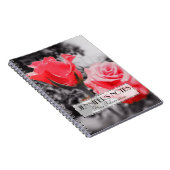 Carnet Rose romantique (Côté Droit)