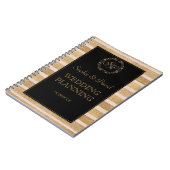 Carnet Rose romantique Gold Fall Wedding planner (Côté gauche)