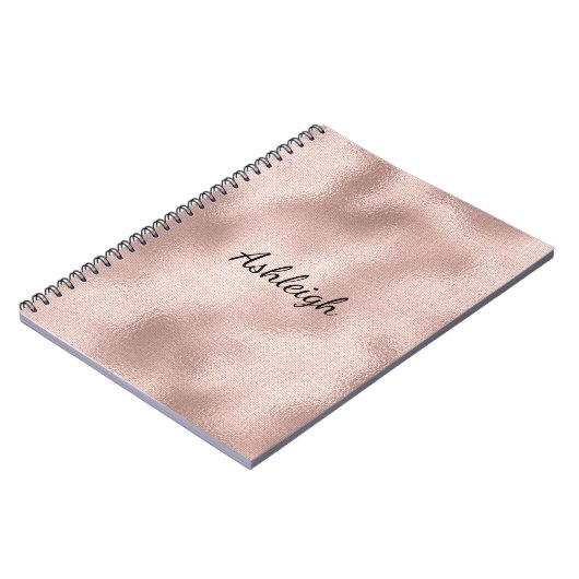 Carnet Rose rose (Côté gauche)