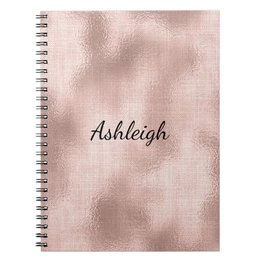 Carnet Rose rose (Devant)