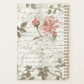 Carnet rose rose (Dos)