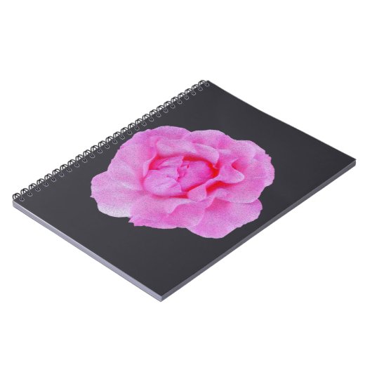 Carnet rose rose (Côté gauche)