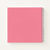 Carnet Rose Rose Forever Commence Photo Modern Guest Book (Dos)