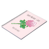 Carnet Rose Rose Merveilleuse (Côté gauche)