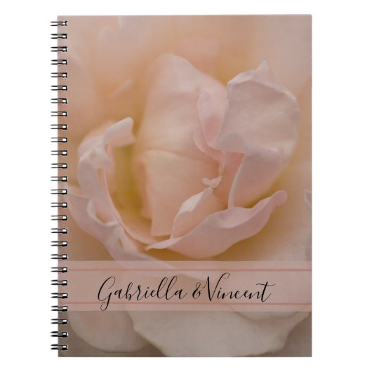 Carnet Rose rose pâle Mariage (Devant)