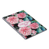 Carnet Rose Roses Roses Roses Fleurs Suivez Votre Joie Mo (Côté Droit)