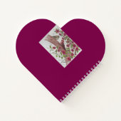 Carnet rose Rosie Finches (Dos)