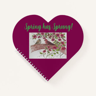 Carnet rose Rosie Finches