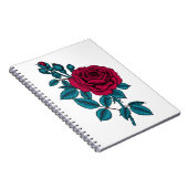 Carnet Rose rouge (Côté Droit)