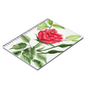 Carnet Rose rouge (Côté gauche)