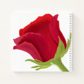 Carnet Rose rouge (Dos)